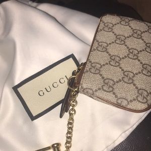 Gucci GG Supreme Key Holder